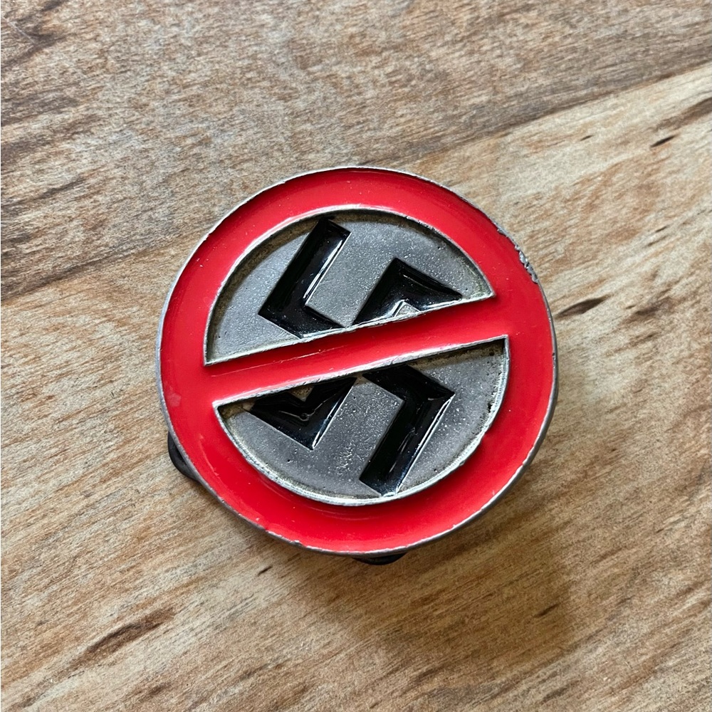 Anti Nazi Belt Buckle